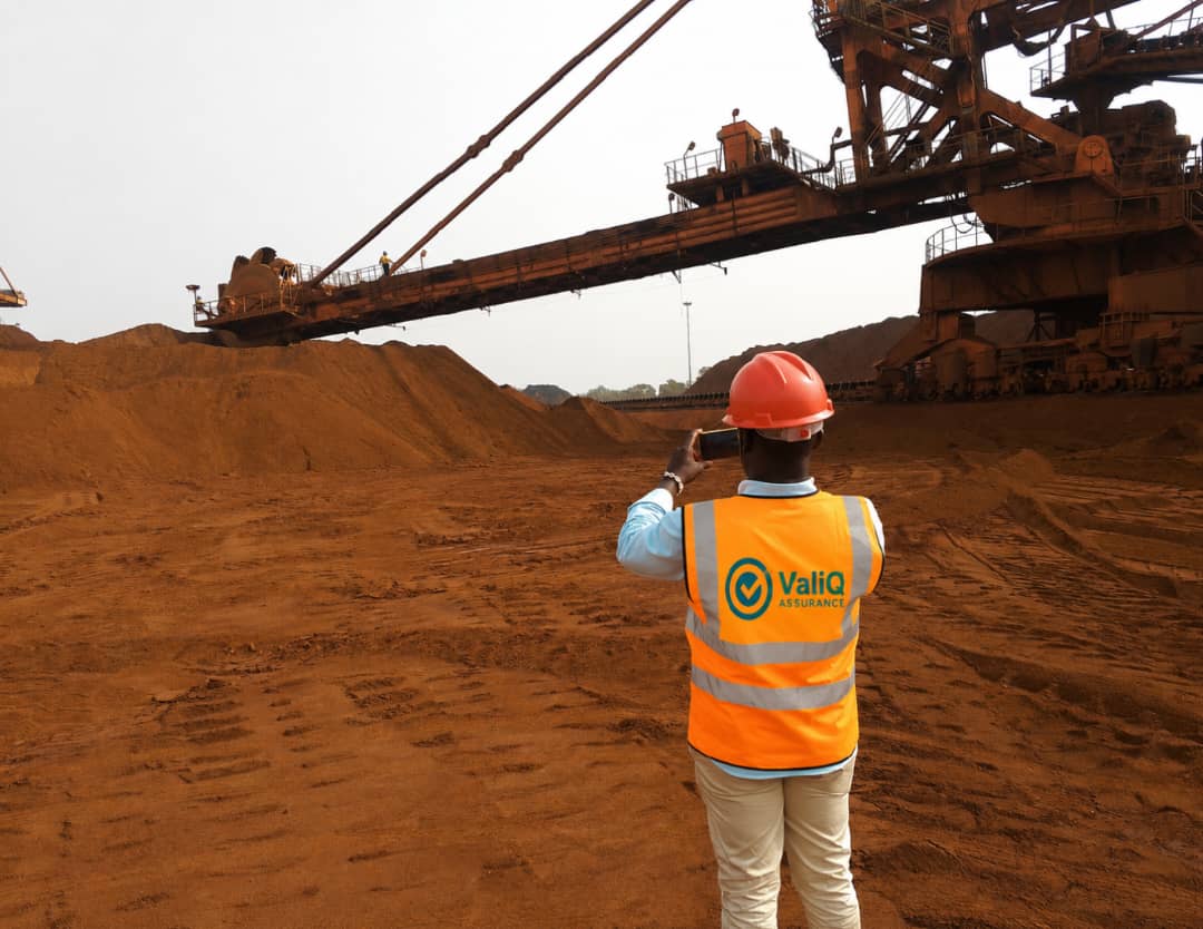 Mining and commodity verification operation